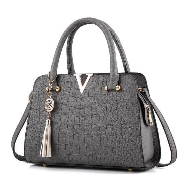 Bolsa Crocodile Leather Bag