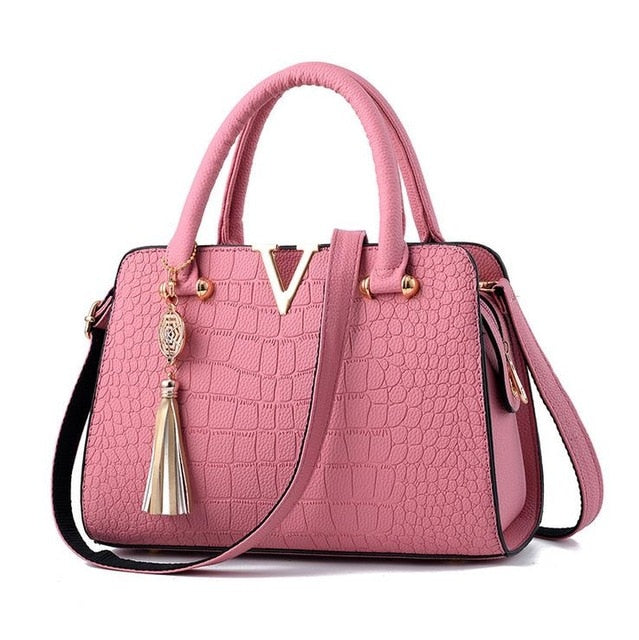 Bolsa Crocodile Leather Bag