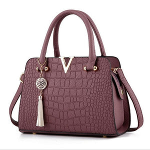 Bolsa Crocodile Leather Bag