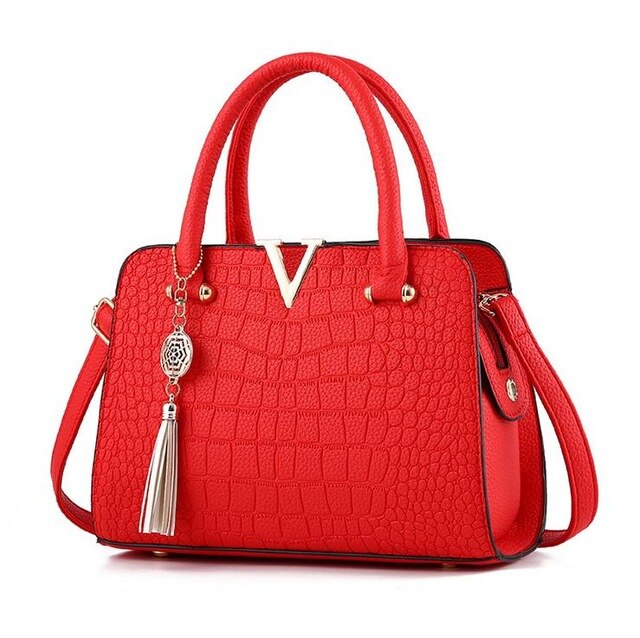 Bolsa Crocodile Leather Bag